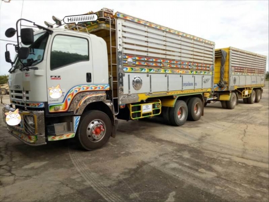 ขายดาว์น 250,000 ISUZU 360 ปี 57 วิ่ง 16x,xxx แม่ดั้ม -ลูกดั้ม 3 คาน อู่สมศักดิ์ หัวบาง ยางดี คัสชีส