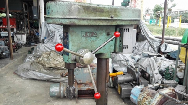 ** SOLD ** สว่านแท่น KING รุ่น KSD-420 เจาะได้ 1.1/4"(31mm)มอเตอร์ Mitsu 1 HP ไฟบ้าน 220V สดแน่นวัยรุ่นชอบ!!