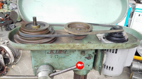 ** SOLD ** สว่านแท่น KING รุ่น KSD-420 เจาะได้ 1.1/4"(31mm)มอเตอร์ Mitsu 1 HP ไฟบ้าน 220V สดแน่นวัยรุ่นชอบ!!