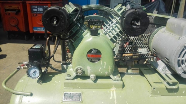 ** SOLD ** ปั้มลม SWAN รุ่น SV P-201 มอเตอร์ Mitsu 1 HP ไฟบ้าน 220V ถัง 85 ลิตร ใช้งานเดือนเดียวสภาพใสๆวัยรุ่นชอบ!!