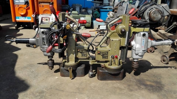 ** เหลือ 1 ตัว ** สว่านแม่เหล็ก ATOLI รุ่น TC 10S Drilled 2-25 mm.หัวสว่านเป็นเตเปอร์ตบออกได้ สภาพใสๆวัยรุ่นชอบ!!