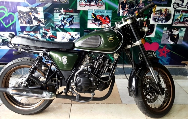 stallion centaur 150 สีเขียว วินเทจ ปี2015 แต่งหล่อตามเทร์น 31900