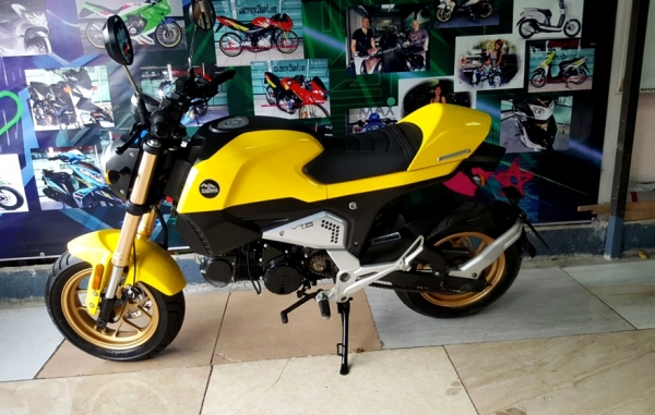 stallion VTR125 ตัวใหม่ล่าสุด 2016 สีเหลืองสวยๆ รถ 4 เดือน ไมล์ 569 กม.ระบบหัวฉีด ไฟ LED รอบคัน แต่งหล่อจากศูนย์ 44500