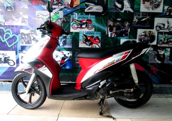 mio 115i cc.สีดำแดงขาว ตัวล้อแมกซ์ ระบบหัวฉีดอัจฉริยะ ประหยัดนํ้ามัน 19900