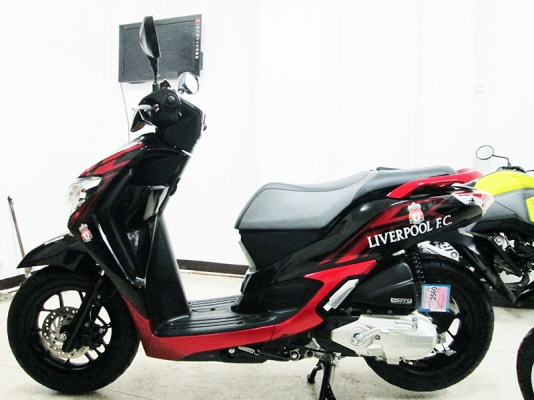 (โอนฟรี) ขาย Honda Moove ปี 2016 ลาย Liverpool สาวก the kop ไม่ควรพลาด ไมล์แท้ 4543 กม