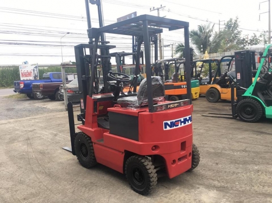 NICHIYU FB15-55 ไฟฟ้า 1.5 ตัน 3 เมตร แบตนอกใหม่ๆใช้งานได้ยาวๆ 094-426-7888 จะเด็ด