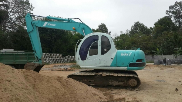 รถแม็คโค KOBELCO  รุ่น MARK-V   เอวแน่น  แท็คหนา  ไฟฟ้าครบ  แอร์เย็น