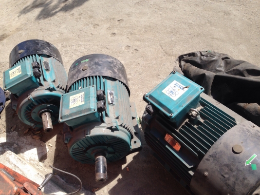 ( เหลือ 2ตัวครับ )ขายมอเตอร์ Brook 60HP. 1450rpm. 380V สภาพสวยมากเดิมๆ วิ่งนิ่ม พร้อมใช้งาน มี 3ตัวครับ