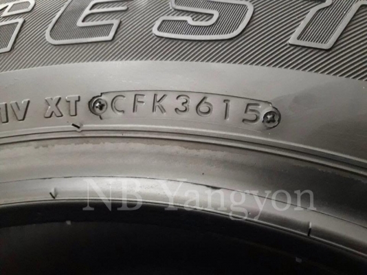 ยางถอดป้ายแดง 265-60-18 ปี15 สภาพยางใหม่