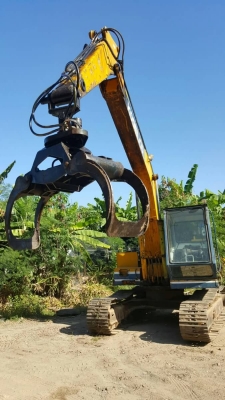 ขาย 450,000 KOBELCO  sk 905 มือครีบไม้พร้อมบุ้งกี้ เครื่องดี ปั้มแรง เอวแน่น ช่วงล่างเต็ม (รถอยู่ โคราช) 090-772-3710 090-772-3708