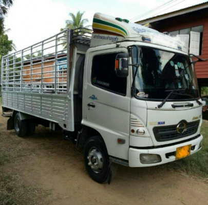 ขายแล้ว หกล้อ ฮีโน่ FC4J150ปี50ช่วงยาว5.50ม สภาพดีสวยพร้อมใช้ ทะเบียนพร้อมโอน