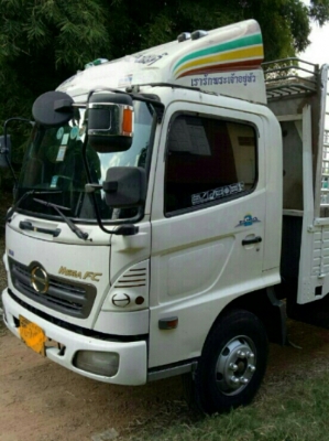 ขายแล้ว หกล้อ ฮีโน่ FC4J150ปี50ช่วงยาว5.50ม สภาพดีสวยพร้อมใช้ ทะเบียนพร้อมโอน