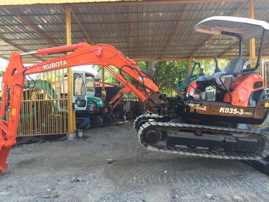 ยอดนิยม KUBOTA K035-3 #สเปครถศูนย์ ขนาดPc-35 คอลโทนสั้นปั๊มนิ้ว รถเก่านอกแท้100\% มีเอกสารใบอินวอย เครื่องดี ระบบไวมากๆๆ ช่วงล่างสวย ราคา  450,000  ต่อรองได้ ☎️สนใจติดต่อ  096-3268553  (สถิตย์พันธ์) ID LINE : 0963268553ที่อยู่ อำเภอพระพุทธบาท จังหวัดสระบุร