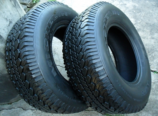 ยางออล A/Tกระบะ15  มิชลิน 255-70-R15 ลงพื้นปี13 (2เส้น1,500) ดอกหนา1เซ็นกว่า