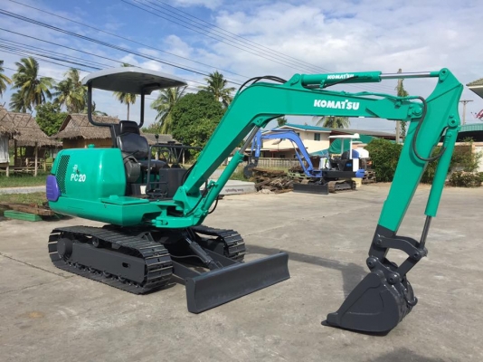 รถขุด KOMATSU PC20-7 มือสองนำเข้าญี่ปุ่น รถขุด KOMATSU PC20-7 มือสองนำเข้าญี่ปุ่น