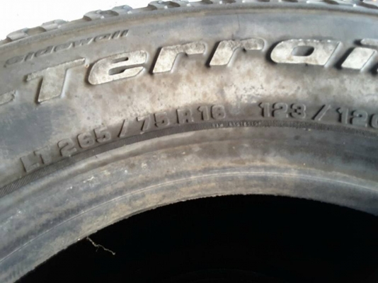 BF All USA. 265-75-16 ปลายปี10 สภาพดี 1ชุด BF All USA. 265-75-16 ปลายปี10 สภาพดี 1ชุด