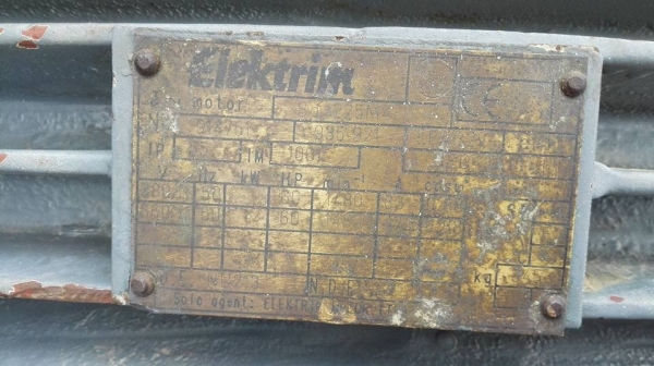 ** ไปอยู่แพร่ครับ ** มอเตอร์ Electrim 60 HP 380V 1480 RPM สวยๆทุ่นเดิมๆพร้อมใช้งาน