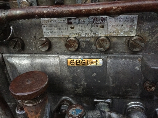 เครื่อง ISUZU 6BG1พร้อมเกียร์