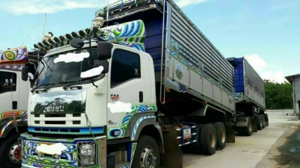 ขายดาวน์ 850,000 ISUZU360 ปี 57 พ่วงดั๊มพืชไร่ อู่สมศักดิ์ ลูก 3 คาน/เดิม บาง สวยและสด. ส่งต่ออีก 36