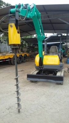 รถเจาะดิน Yanmar เครื่อง 3TN84 บูมยาว เก่าญี่ปุ่น สภาพสวยมาก