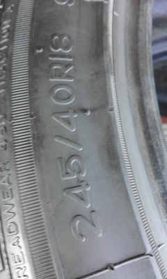 245/40R18 หน้า 265/35R18 หลัง NANKANG LINGLONG ปี14 ชุด 4 เส้น  tel. 081-427-3941