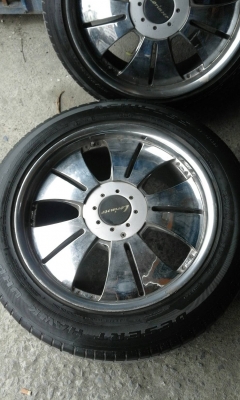 245/44R20 หน้า 265/50R20 หลัง ACHILLES  ปี13 ชุด 4 ล้อ tel. 081-427-3941