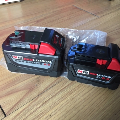 แบ็ตแท้ความจุมากสุดในโลก!!! Milwaukee Li-ion Battery High Demand 9.0 48-11-1890 18V/9.0Ah 162W