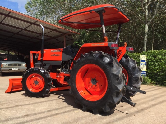 ขายรถไถKubota L4508DI (4WD) พร้อมใบมีดหน้าและผานพรวน รถสวย พร้อมใช้งาน