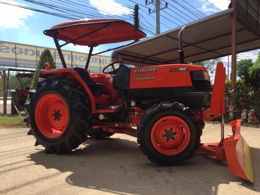 ขายรถไถKubota L4508DI (4WD) พร้อมใบมีดหน้าและผานพรวน รถสวย พร้อมใช้งาน ขายรถไถKubota L4508DI (4WD) พร้อมใบมีดหน้าและผานพรวน รถสวย พร้อมใช้งาน
