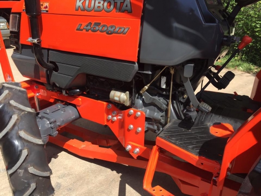 ขายรถไถKubota L4508DI (4WD) พร้อมใบมีดหน้าและผานพรวน รถสวย พร้อมใช้งาน ขายรถไถKubota L4508DI (4WD) พร้อมใบมีดหน้าและผานพรวน รถสวย พร้อมใช้งาน