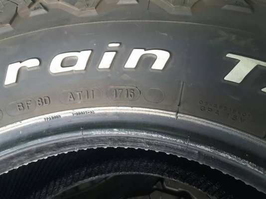 BF KO2 USA. 265-70-16 ปี16 สภาพดีมาก 1ชุด BF KO2 USA. 265-70-16 ปี16 สภาพดีมาก 1ชุด