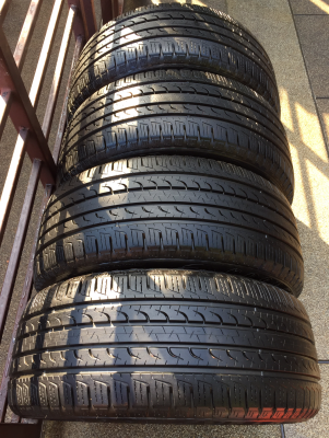 ยางติดรถป้ายแดง Ford Everest Goodyear EfficientGrip SUV 265 50 20 ปี16 ยางยังคมชัด วิ่งได้อีกหลายหมื่นโล ดอกเต็ม เนื้อนิ่มสุดๆ ไม่มีปะ ราคาเร้าใจ