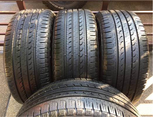 ยางติดรถป้ายแดง Ford Everest Goodyear EfficientGrip SUV 265 50 20 ปี16 ยางยังคมชัด วิ่งได้อีกหลายหมื่นโล ดอกเต็ม เนื้อนิ่มสุดๆ ไม่มีปะ ราคาเร้าใจ