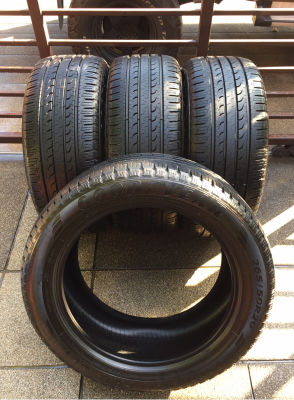 ยางติดรถป้ายแดง Ford Everest Goodyear EfficientGrip SUV 265 50 20 ปี16 ยางยังคมชัด วิ่งได้อีกหลายหมื่นโล ดอกเต็ม เนื้อนิ่มสุดๆ ไม่มีปะ ราคาเร้าใจ