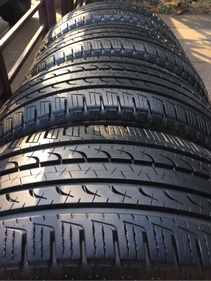 ยางติดรถป้ายแดง Ford Everest Goodyear EfficientGrip SUV 265 50 20 ปี16 ยางยังคมชัด วิ่งได้อีกหลายหมื่นโล ดอกเต็ม เนื้อนิ่มสุดๆ ไม่มีปะ ราคาเร้าใจ