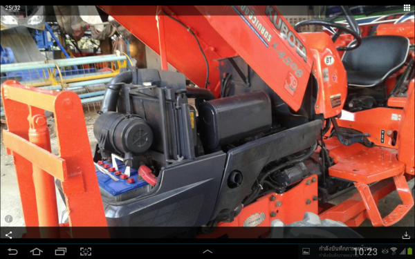 ลดราคาครับ 225,000 บาท คูโบต้า L4508 รถเก็บงานใหม่ พร้อมใช้ อุปกรณ์ ใบมีดดันหน้า ฝานพรวน 6 &times; 22 ตราช้าง รถใช้งานปกติครับ