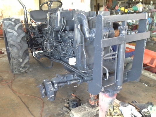 ลดราคาครับ 225,000 บาท คูโบต้า L4508 รถเก็บงานใหม่ พร้อมใช้ อุปกรณ์ ใบมีดดันหน้า ฝานพรวน 6 &times; 22 ตราช้าง รถใช้งานปกติครับ