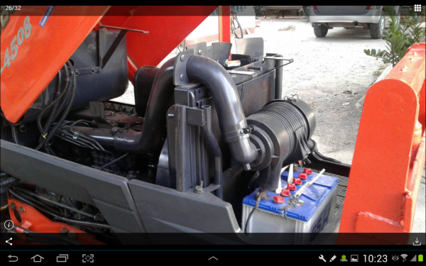 ลดราคาครับ 225,000 บาท คูโบต้า L4508 รถเก็บงานใหม่ พร้อมใช้ อุปกรณ์ ใบมีดดันหน้า ฝานพรวน 6 &times; 22 ตราช้าง รถใช้งานปกติครับ