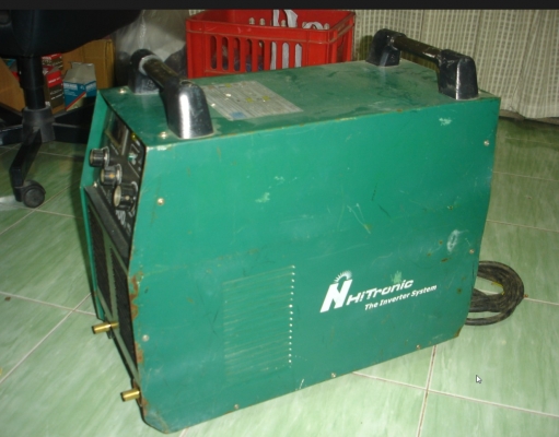 ขายเครื่องเชื่อมไฟฟ้า (เชื่อมธูป) ยี่ห้อ HITRONIC รุ่น ARC400 รุ่นงานหนัก  ไฟ 380V