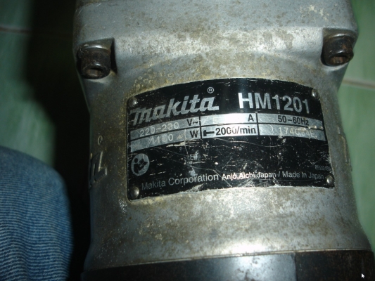 ขาย MAKITA HM1201 สกัดไฟฟ้า 21mm 1130W 8.7kg