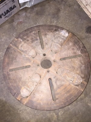 ขายถูกๆ หัวจับชิ้นงานสี่จับอิสระ ขนาด24นิ้ว สวยๆเก่าเก็บ ขายแค่ 6500