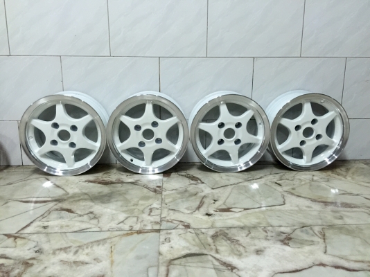 ขายล้อแม็กซ์ขอบ 13" 4 รู 110  กว้าง 5.5" ลายหกก้าน ES-743