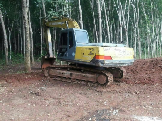ขายรถแบคโฮ KOBELCO SK200-/// เอกสารเล่ม ระบบไฟเต็ม ซีเรียลสูงเก๋งเทา ราคา 750000
