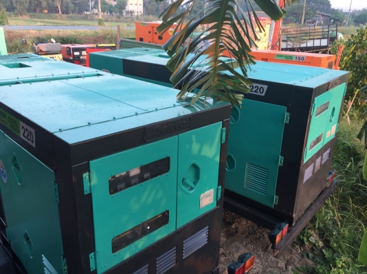 ขายเครื่องปั่นไฟ 220kva เชทนอก DENYO มี2เครื่อง