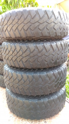 ขายล้อกะทะ tcpy ขอบ 16x8 off 5 พร้อมยาง maxxis 764 ถูกๆ