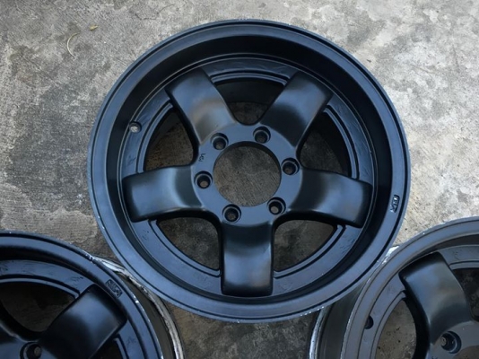 ล้อ EMR PRODUCE (ลาย Bradley IX) ขอบ 16x8 ET0 6รูกระบะ ถูกๆ ประมูลญี่ปุ่น