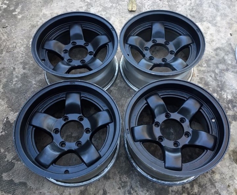 ล้อ EMR PRODUCE (ลาย Bradley IX) ขอบ 16x8 ET0 6รูกระบะ ถูกๆ ประมูลญี่ปุ่น ล้อ EMR PRODUCE (ลาย Bradley IX) ขอบ 16x8 ET0 6รูกระบะ ถูกๆ ประมูลญี่ปุ่น