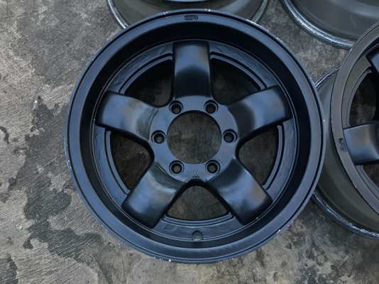 ล้อ EMR PRODUCE (ลาย Bradley IX) ขอบ 16x8 ET0 6รูกระบะ ถูกๆ ประมูลญี่ปุ่น