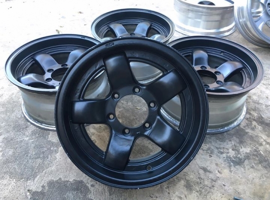 ล้อ EMR PRODUCE (ลาย Bradley IX) ขอบ 16x8 ET0 6รูกระบะ ถูกๆ ประมูลญี่ปุ่น ล้อ EMR PRODUCE (ลาย Bradley IX) ขอบ 16x8 ET0 6รูกระบะ ถูกๆ ประมูลญี่ปุ่น