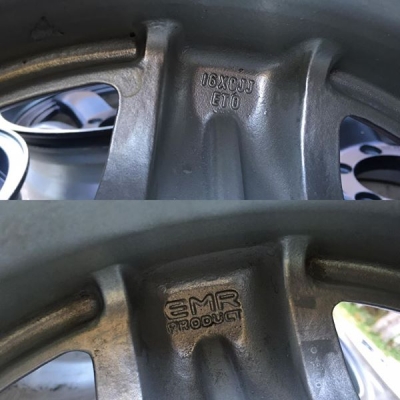 ล้อ EMR PRODUCE (ลาย Bradley IX) ขอบ 16x8 ET0 6รูกระบะ ถูกๆ ประมูลญี่ปุ่น